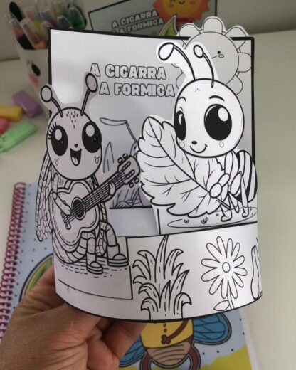A CIGARRA E A FORMIGA 3D - Imagem 11