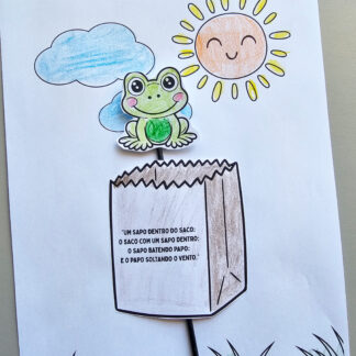 O SAPO NO SACO