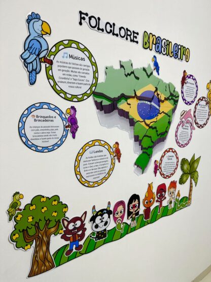 PAINEL TEMA FOLCLORE BRASILEIRO - Imagem 2