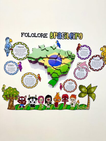 PAINEL TEMA FOLCLORE BRASILEIRO - Imagem 7