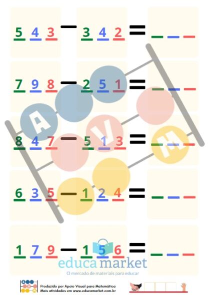 Subtração Posicional: Dois e Três Dígitos - Imagem 4