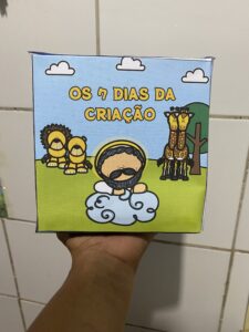 História na caixa os 7 dias de criação