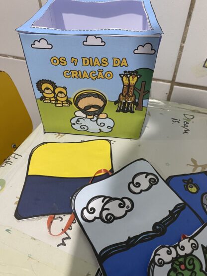 História na caixa os 7 dias de criação - Imagem 3