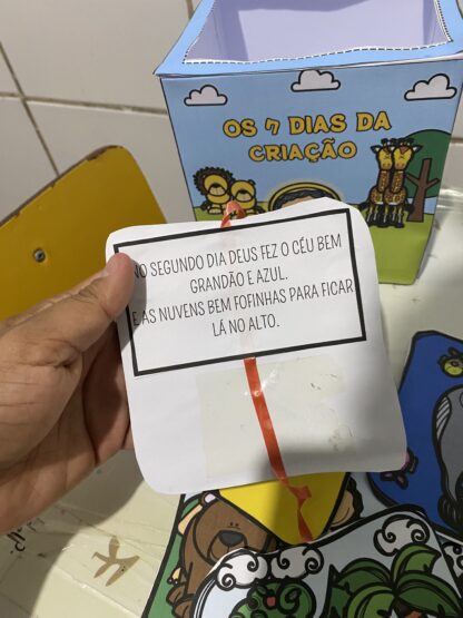 História na caixa os 7 dias de criação - Imagem 8