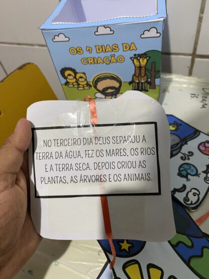 História na caixa os 7 dias de criação - Imagem 9