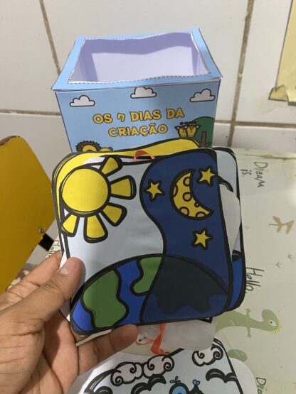 História na caixa os 7 dias de criação - Imagem 11