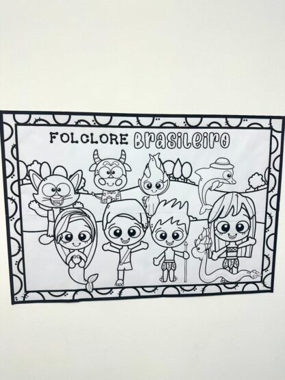 PAINEL PARA COLORIR FOLCLORE BRASILEIRO - Imagem 3