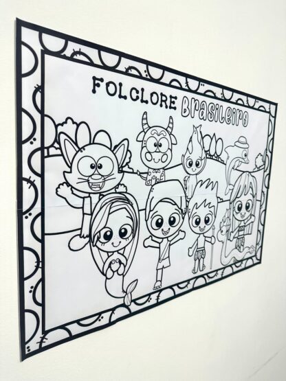 PAINEL PARA COLORIR FOLCLORE BRASILEIRO - Imagem 4