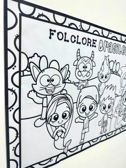 PAINEL PARA COLORIR FOLCLORE BRASILEIRO - Imagem 5