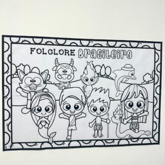 PAINEL PARA COLORIR FOLCLORE BRASILEIRO