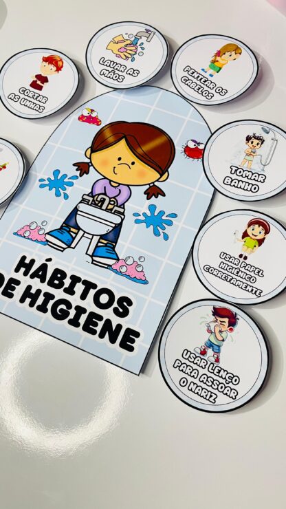 LUVA PARA TRABALHAR OS HÁBITOS DE HIGIENE! - Imagem 6