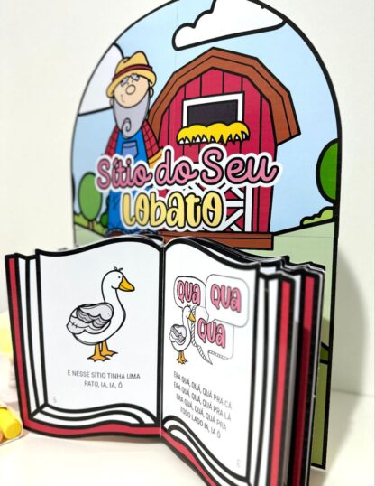 Luva com Livro – Seu Lobato Tinha um Sítio - Imagem 2