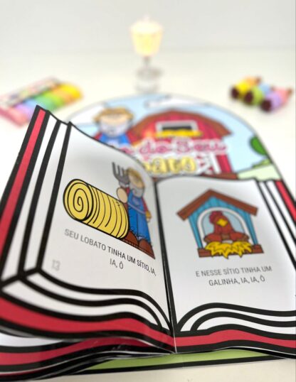 Luva com Livro – Seu Lobato Tinha um Sítio - Imagem 7