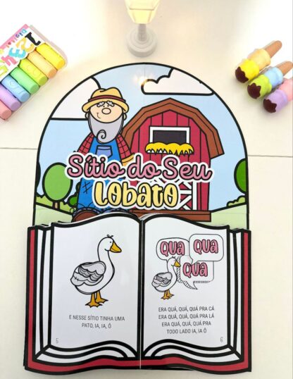 Luva com Livro – Seu Lobato Tinha um Sítio - Imagem 13