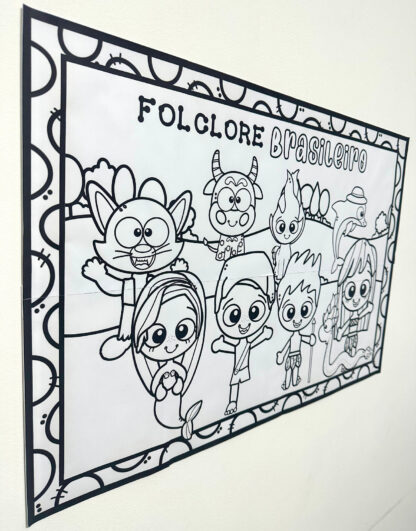 Painel colorir folclore - Imagem 6