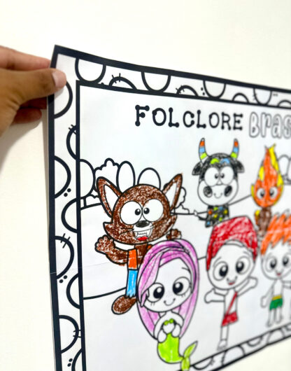 Painel colorir folclore - Imagem 12