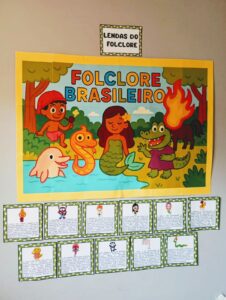 Painel do folclore e lendas