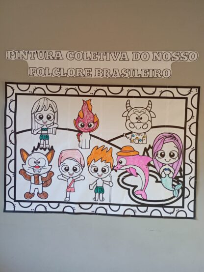 Painel coletivo do folclore