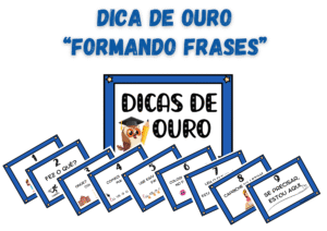 Dicas de ouro- Formando de frases