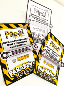 CARTÃO DIA DOS PAIS TEMA FERRAMENTAS.