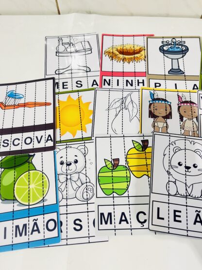 PALAVRAS FATIADAS – ORGANIZADAS POR LETRA!