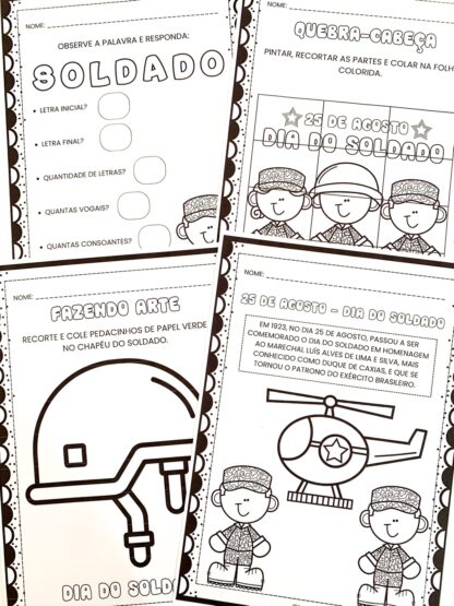  Atividades - Dia do Soldado  - Imagem 6