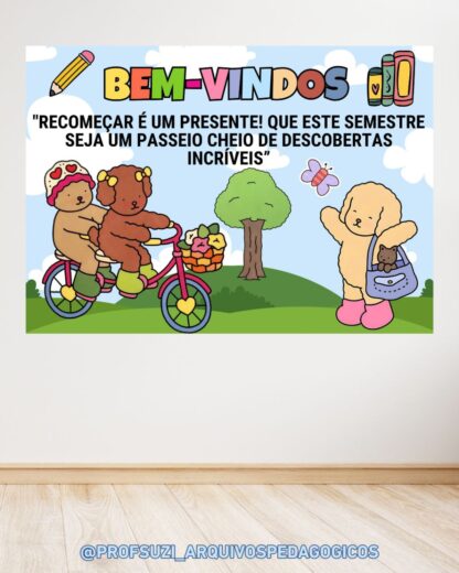 PAINEL VOLTA ÀS AULAS BOBBIE GOODS - Imagem 2