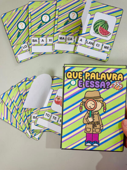 Que palavra é essa? – Fichas de Formação de Palavras para Alfabetização! - Imagem 7