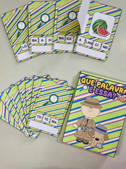 Que palavra é essa? – Fichas de Formação de Palavras para Alfabetização!