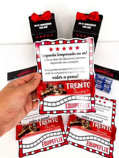 Pack de lembrancinhas no tema Equipeflix - Imagem 4