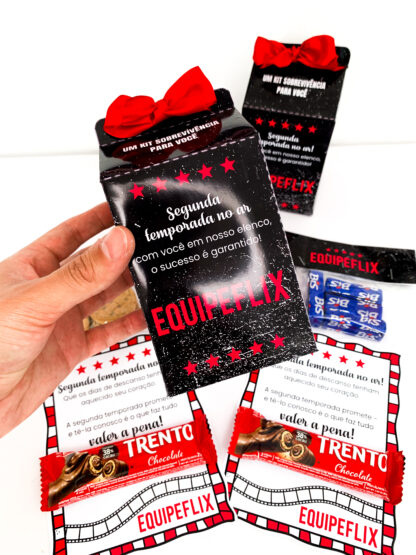 Pack de lembrancinhas no tema Equipeflix - Imagem 6