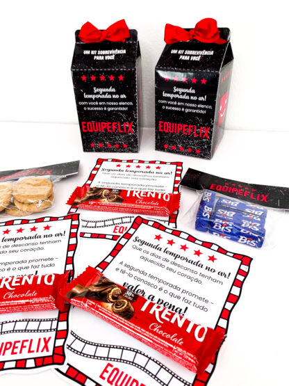 Pack de lembrancinhas no tema Equipeflix - Imagem 9