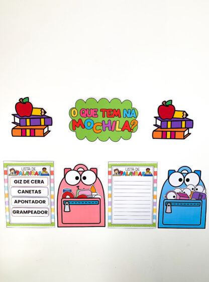 Atividade “O que tem na mochila?”
