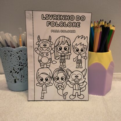 Livrinho do Folclore para Colorir - Imagem 2