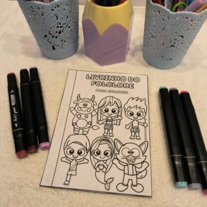 Livrinho do Folclore para Colorir - Imagem 4