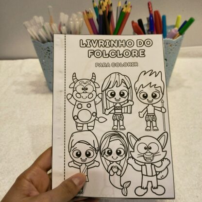 Livrinho do Folclore para Colorir - Imagem 8