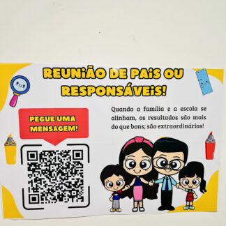 Reunião de Pais - Mensagem QRCode