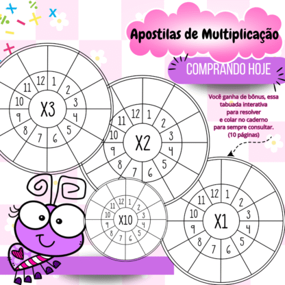 Kit Apostilas de Multiplicação + Bônus - Imagem 4