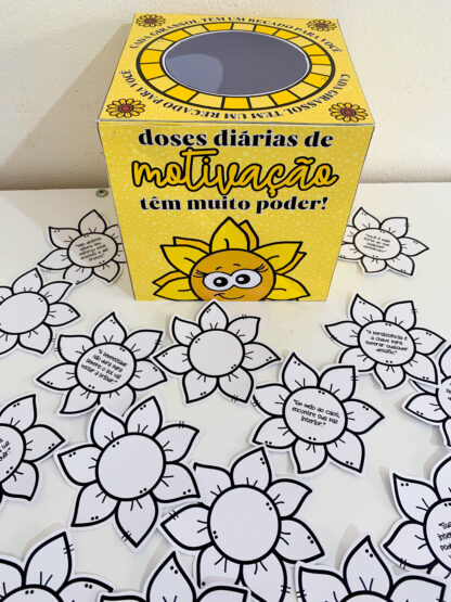 CAIXA COM CARTÕES MOTIVACIONAIS PARA TRABALHAR O TEMA “SETEMBRO AMARELO - Imagem 2