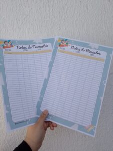 Registro de Notas do Trimestre ou Bimestre