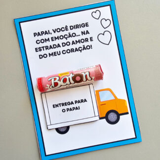 Lembrancinha: Caminhão do Papai
