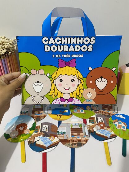 Sacola Cachinhos Dourados e os Três Ursos - Imagem 4