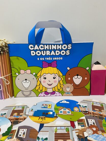 Sacola Cachinhos Dourados e os Três Ursos - Imagem 6