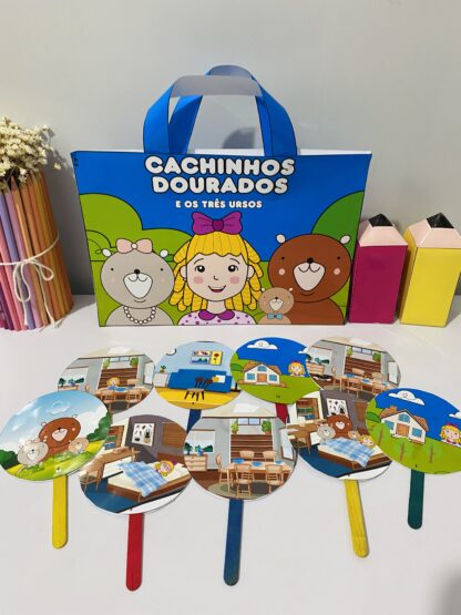 Sacola Cachinhos Dourados e os Três Ursos - Imagem 7