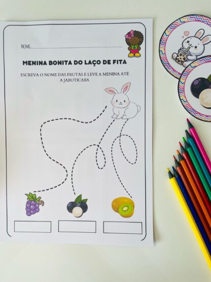 Kit Luva de História + Atividades: Menina Bonita do Laço de Fita - Imagem 14