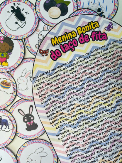 Kit Luva de História + Atividades: Menina Bonita do Laço de Fita - Imagem 8