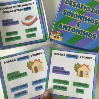 Caixinha dos Sinônimos e Antônimos