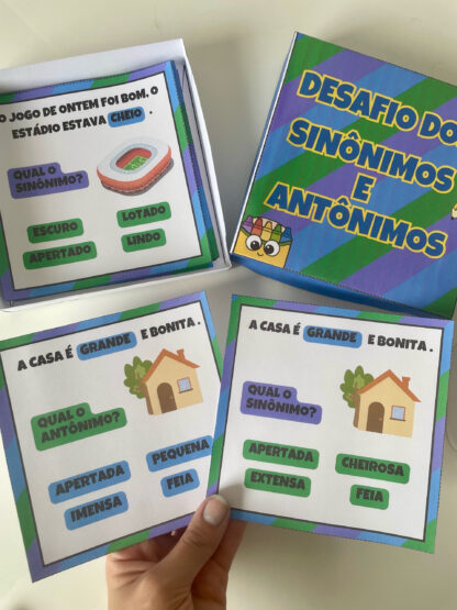 Caixinha dos Sinônimos e Antônimos