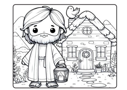 Livro de colorir “Colorindo com Jesus” - Imagem 3