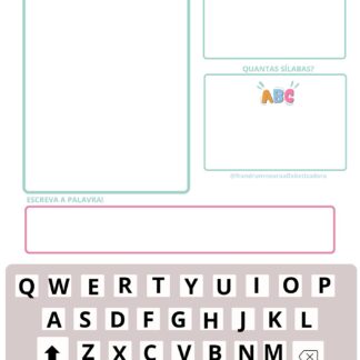 Material PDF: Teclado das Figuras – Aprendizado com Cor, Som e Movimento!
